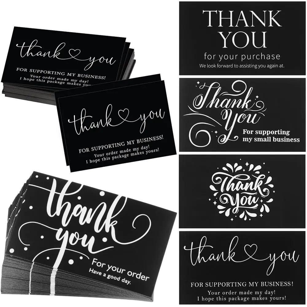 Description Picture 4 of item30/50pcs Package Inserts DIY Packaging for Supporting My Small Business Greeting Cardstock Thank You Cards Appreciation Labels