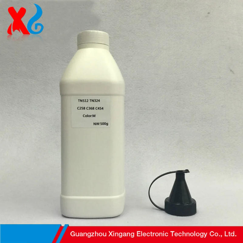 Description Picture 4 of item500g Color Toner Japan Universal Refill Toner Powder For Konica Minolta C258 C308 C368 C454 C454e C554 C554e TN512 TN324 Toner