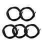 5PCS Black(90-92cm)