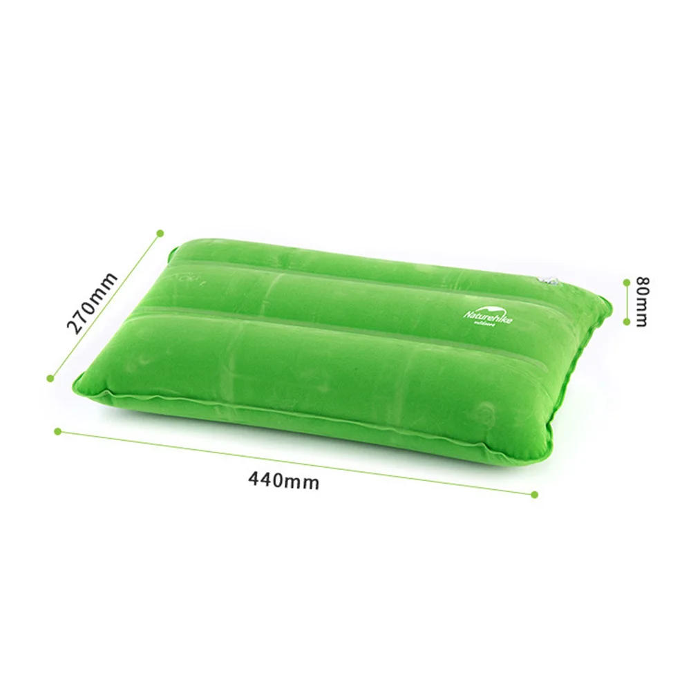 Description Picture 2 of itemInflatable Pillow Travel Air Pillow, Air Pillow Neck, Small Square Suede Air Pillow, Suitable for Hiking, Beach, Camping, Trave