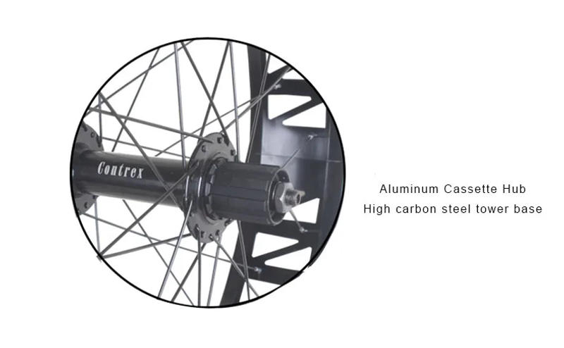 Description Picture 5 of item26x4.0/4.9 inch ebike snowmobile wheel set Quick release rim design stronger double-layer rim Front rear fatbike rim