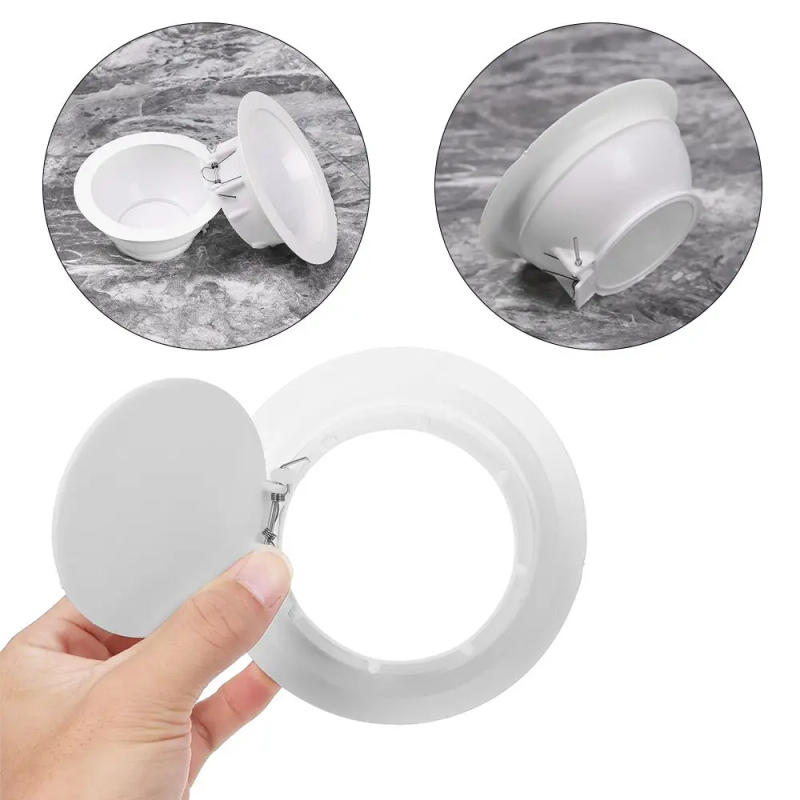 Description Picture 3 of itemPlastic Sewer Pipe Sink Drain Backflow Preventer Filter White Round Squat Toilet Deodorant Plug Kitchen Bathroom Fitting