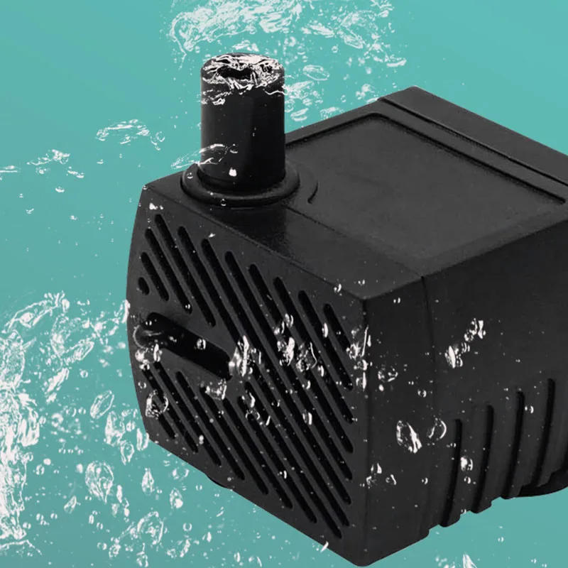 Description Picture 2 of itemAC 220V EU US Plug 2.5W 5w 10w Submersible Water Pump Aquarium Fountain Pump Air Fish Pond Pool Tank Water Pump