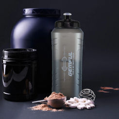 32oz Quick Squeeze BPA-Free Sports Water Bottles with Shaker Cup Wire Whisk Squirt Hydration Drink Kettle for Gym Fitness