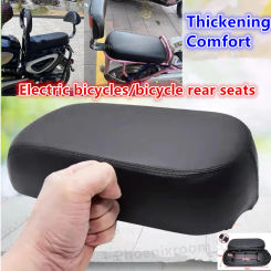 Thickened electric bike rear seat cushion bicycle Rear seat cushion Battery plate Saddle bike seat plate Universal accessories