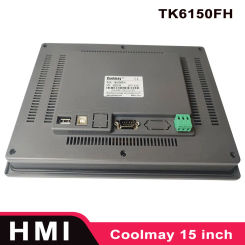 Coolmay 15 Inch HMI TK6150FH Supports RS232 RS485 MODBUS Free Port and Common PLC Communication Protocol
