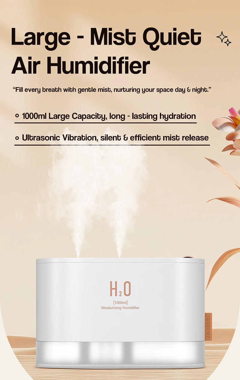 Description Picture 2 of itemAir Humidifier Rechargeable Ultrasonic Cool Mist Humidifier Enhanced Air Quality for Home Office Bedroom Baby Room