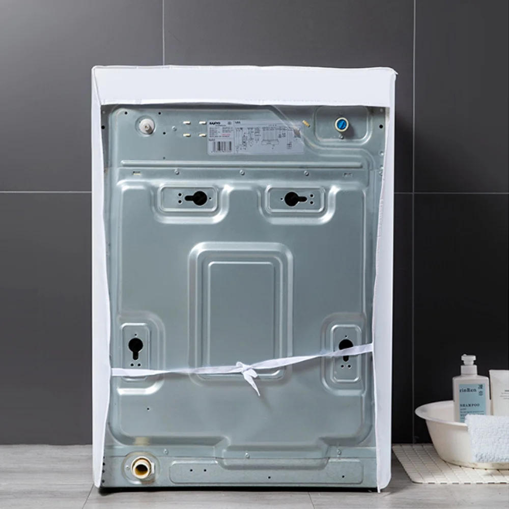 Description Picture 6 of itemWaterproof Washing Machine Cover Home Polyester Roller Laundry Silver Coating Dustproof Case Cover Household Protective Cover1pc