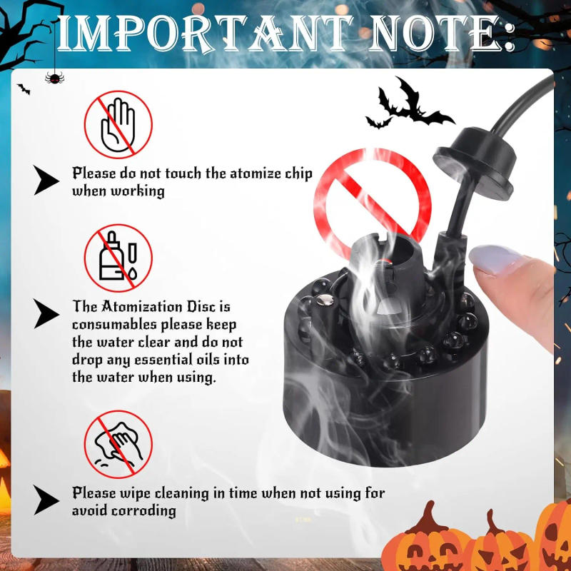 Description Picture 5 of itemUltrasonic Mist Maker 24V Nebulizer Atomizer Head Fogger Aroma Lamp with 12 Lights for Humidifier Diffuser Mist Maker