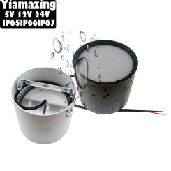 IP66 DC 12V 24V Driveless Outdoor Waterproof Surface Mounted LED Downlight Dimmer IP65 IP67 5W 7W 9W 12W 15W 18W Wall Spot Light