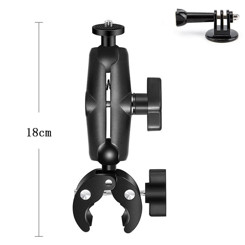 Description Picture 5 of itemMotorcycle Bicycle Handlebar Base Mount Bracket Clip for Insta360 X4 X3 GoPro 12 11 10 DJI Action 4 3 1.5m Extended Selfie Stick