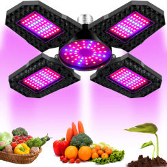 1/2pcs Foldable Grow Light Bulb E27 Lamp Holder LED Full Spectrum Growing Light for Hydroponic Seeds Vegetable Flower plant Lamp