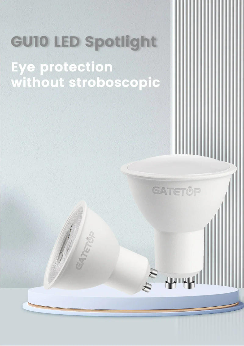 Description Picture 2 of item5-20pcs energy saving GU10 spotlight AC220V 110V LED bulb 3W 5W 6W 7W 8W 9W Lighting can replace the 50W halogen lamp