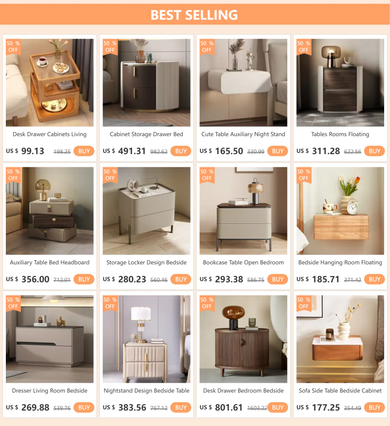 Description Picture 2 of itemDesk Drawer Cabinets Living Room End Tables Storage Locker Cabinet Cute Table Small Nachttisch Night Nightstand Low Bed
