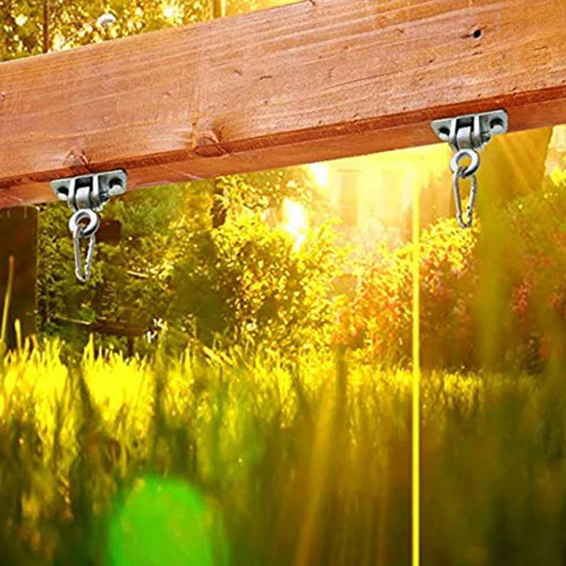 Description Picture 5 of item4Pcs M6 Spring Snap Hooks Heavy Duty Stainless Steel 304 Swing Set Accessories Fit For Gym,Camping,Traveling