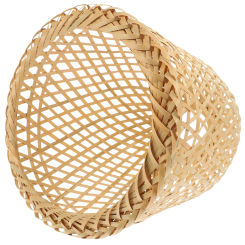 Bamboo Lampshade Vintage Elegant Light Covers Ceiling Fan Safety Mask Floor Weaving Decorative Bedroom Accessories Charming