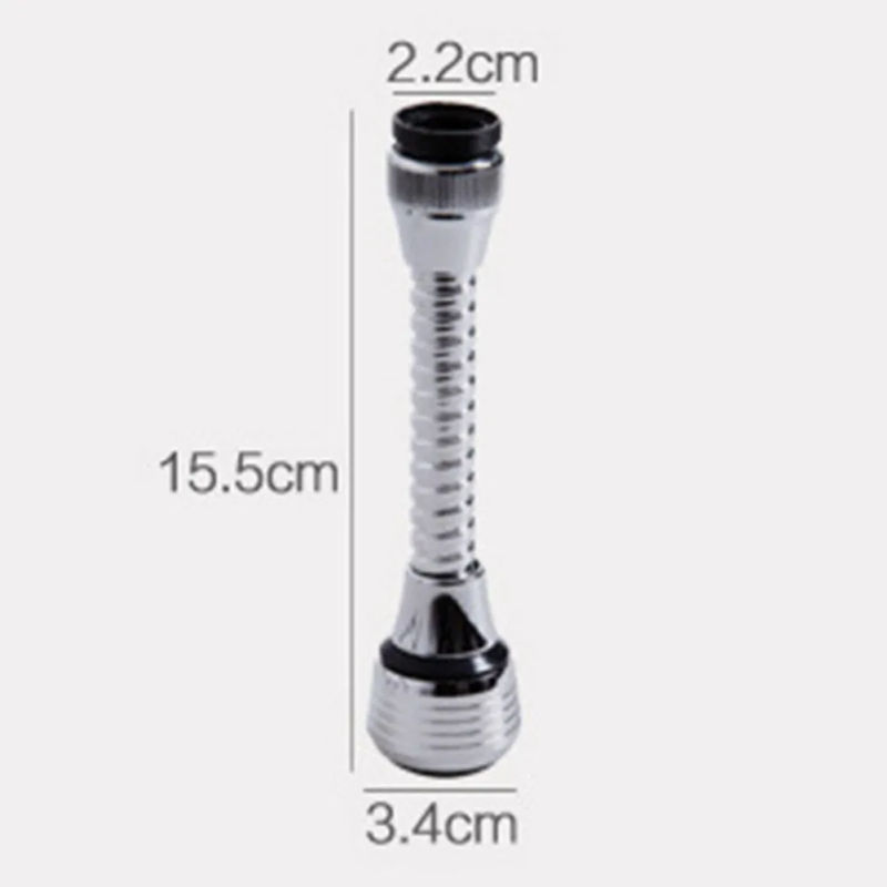 Description Picture 5 of item360 Degree Adjustment Kitchen Faucet Extension Tube Head Replacement Sprayer Shower Kitchen Faucet Accessories