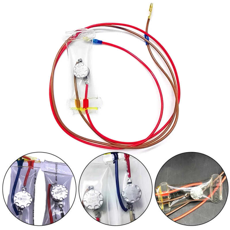 Description Picture 3 of itemBimetal Thermostat Refrigerator Defrost Thermostat Accurate Temperature Regulation Easy Installation Metal Construction