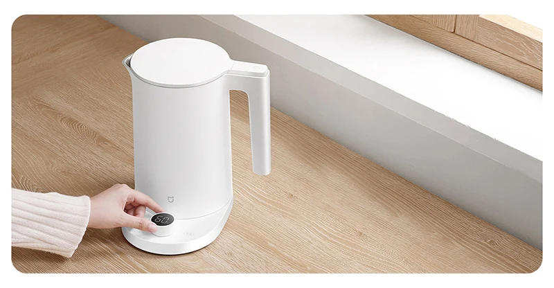 Description Picture 5 of itemXIAOMI MIJIA Thermostatic Electric Kettles 2 Pro,1.7L,1800W,304 Stainless,Tea Kettle For Hot Water, Coffee & Tea,220V,CN Version