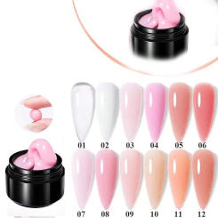 5ml 3D Nail Art Molding Gel Stereo Carve Gel PVC Soft Solid Gel Knead Into Various Shapes Soak Off UV Gel Nail Art Tools