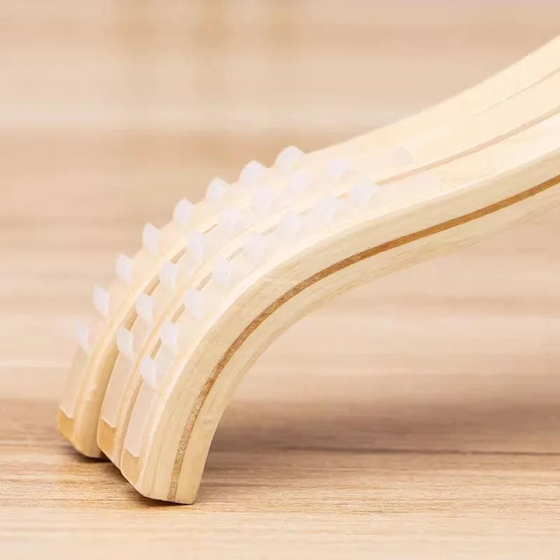 Description Picture 5 of itemSolid Wood Clothes Hanger Non-slip Clothes Drying Rack for Clothes Household Pants Dress Hangers for Clothes Organizer Storage