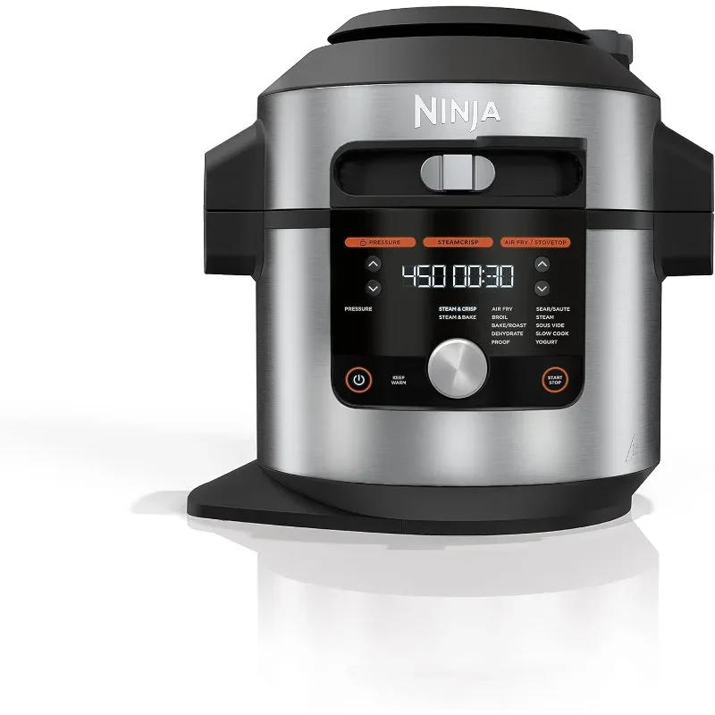 Description Picture 2 of itemNinja OL601 Foodi XL 8 Qt. Pressure Cooker Steam Fryer with SmartLid, 14-in-1 that Air Fries, Bakes & More with 3-Layer Capacity