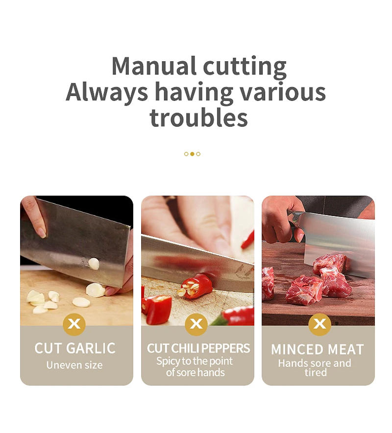 Description Picture 4 of itemMini Wireless Electric Garlic Press Dual Purpose Garlic Puree 350ml Usb Charging Kitchen Food Shredder Meat Grinder Vegetable