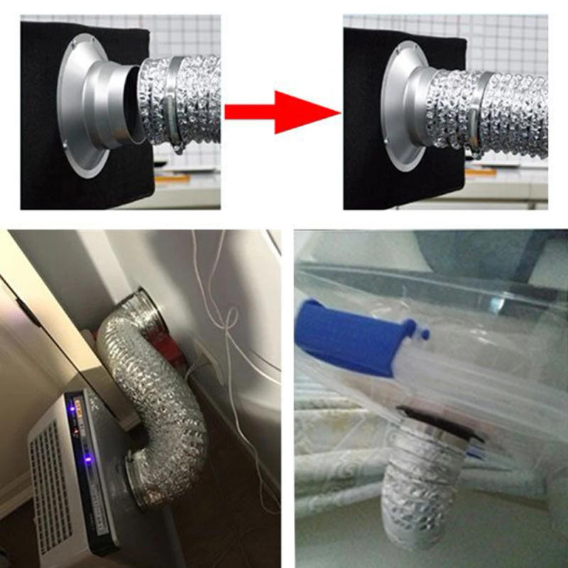 Description Picture 5 of itemVent Pipe Adapter Duct Joint Round Joint 100mm/125mm/150mm Exhaust Pipe Connector For Exhaust Fans Ventilators