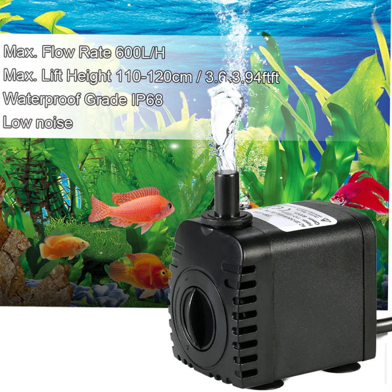 Description Picture 6 of itemLandscaping Aquarium Water Pump 110v/220v High Pressure Sm-038 Silent Circulating Submersible Pump Filter Micro Pump Wave Maker