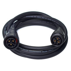 M25 Male to Female AC Extension Cable 2M 1.5mm² for WVC GTB PV Micro Grid Tie Inverter 3pin Connector Rubber Power Solar Cord