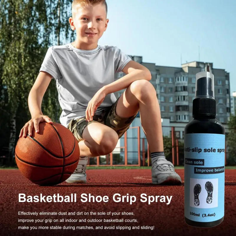 Description Picture 4 of itemBasketball Shoe Grip Spray 100ml Anti-Slip Sole Spray Spray For Basketball Shoes Shoe Sole Protector Improves Traction Cleans