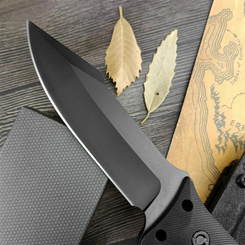 Description Picture 4 of itemFull Tang Tactical Fixed Blade Knife 8Cr13Mov Steel Blade G10 Handle with Kydex Sheath Ourdoor Military Combat Knives