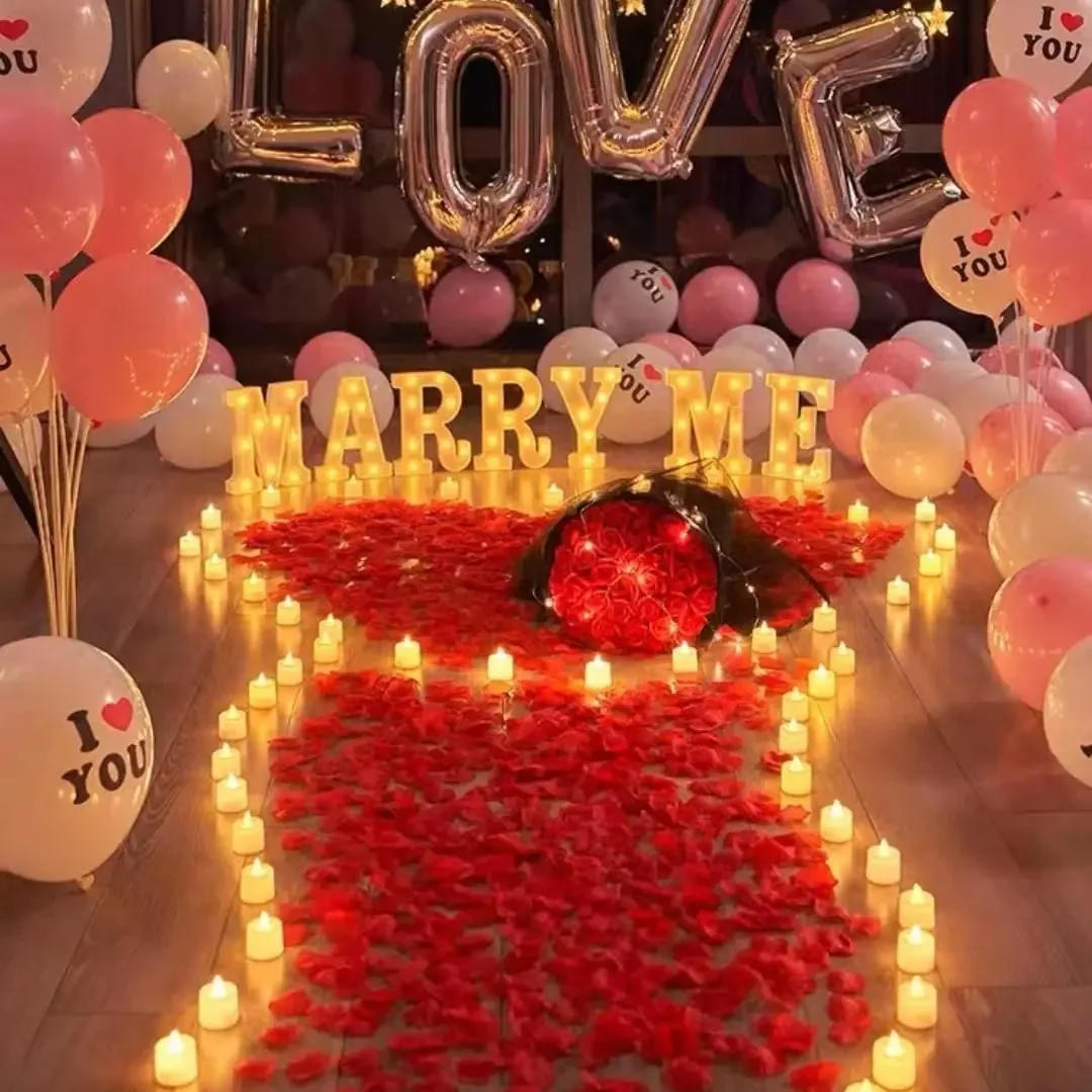 Description Picture 6 of item6000/100Pcs Artificial Fake Rose Petals Colorful Red White Gold Roses Petal Flowers for Romantic Wedding Party Favors Decoration