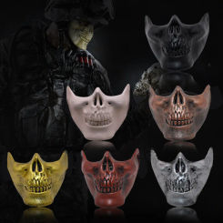 Cosplay Field  Skull Mask Halloween Full Face Protection Horror Mask Dance Party