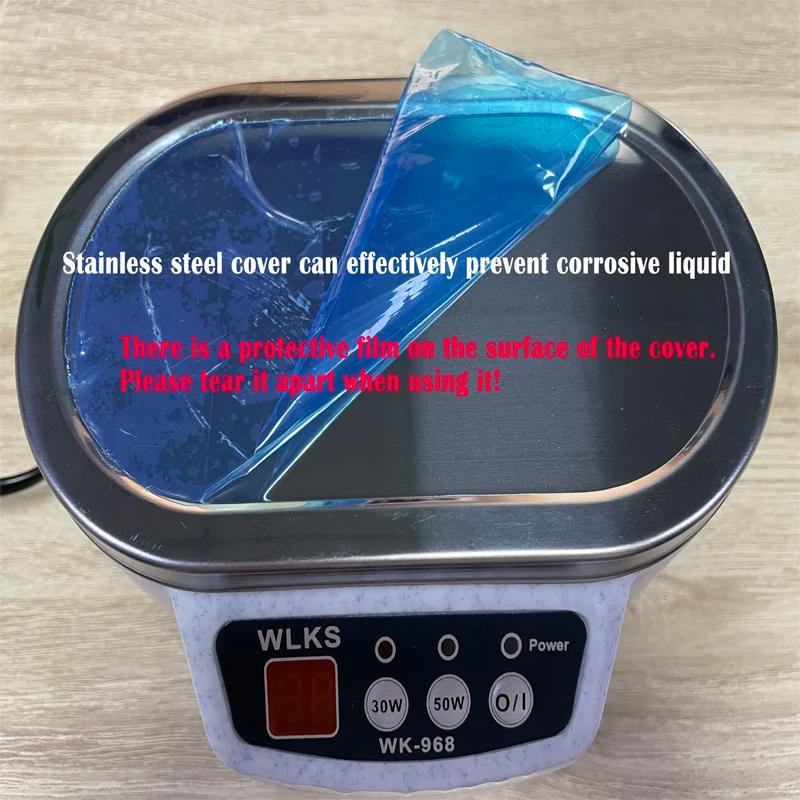 Description Picture 2 of item628ml Ultrasonic Cleaner Ultrasonic Bath for Jewelry Parts Glasses Circuit Board Cleaning Machine Ultrasound Jewelry Cleaner