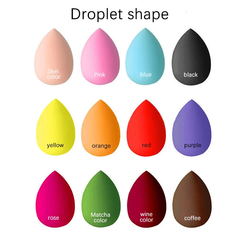 Description Picture 3 of item2/4pcs Makeup Sponge Blender Beauty Egg Cosmetic Puff Soft Foundation Sponges Powder Puff Women Make Up Accessories Beauty Tools