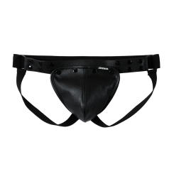 Men's Jockstraps Athletic Supporters Work Out Gay Underwear Jock with Removable Codpiece Big Bulge. Adjustable Comfort and Size.
