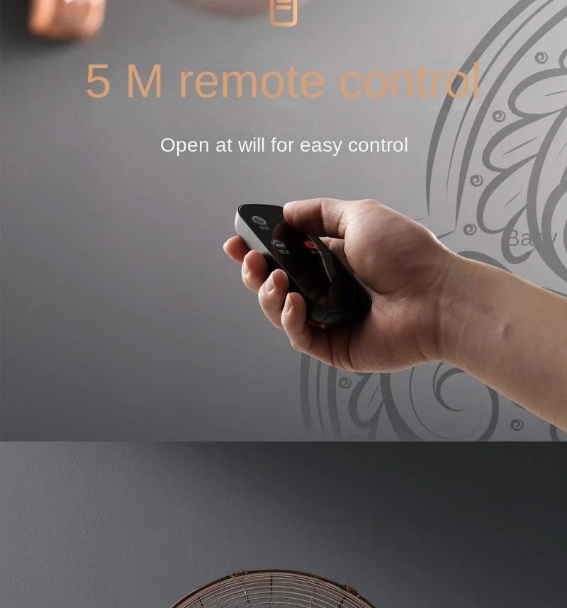 Description Picture 5 of item14/16/18 inches  Metal Wall Fan Wall Mounted Retro Fan Home European Commercial Restaurant Shake Head Ventiladores Electric Fans