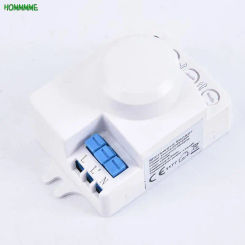 Microwave Sensor Switch 5.8ghz HF 220V LED Oven System 360 Degree Radar Motion Body Sensor Light Switch Body Motion Detector New