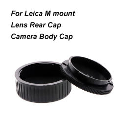 For Leica M mount Lens Rear Cap or Camera Body Cap or Cap Set Plastic Black Lens Cap Cover Lid for Leica M8 M9 M10 M240 etc.