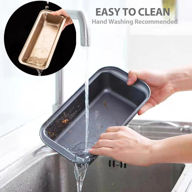 Description Picture 3 of itemNonstick Loaf Pan, Rectangle Carbon Steel Baking Toast Pan for Oven, Homemade Cakes, Breads, Meatloaf, Brownies Pound Cake Mold