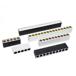 Surface-mounted LED COB Line Downlight Dimmable 110V 220V 10W 20W 30W Spotlight 24° White Black For Store Living room Lighting