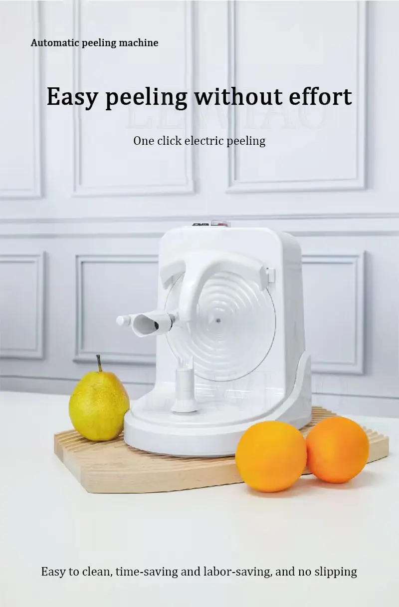 Description Picture 3 of itemMultifunction Electric Peeler For Fruit Vegetables Automatic Stainless Steel Citrus Peeler Kitchen Orange Cutter Machine