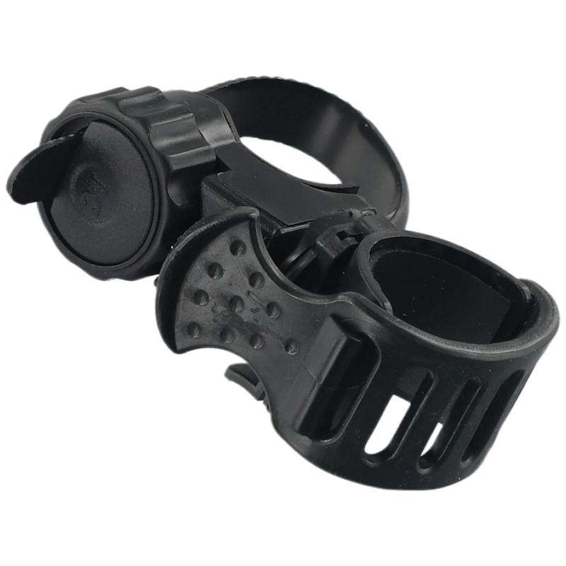 Description Picture 5 of itemBicycle Handlebar Light Bracket 360 Degree Rotatable Bike Lamp Holder LED Flashlight Plastic Clip Cycling Headlight Pump Stand