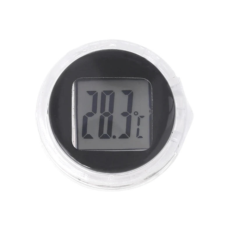 Description Picture 3 of item2.8cm Mini Digital Thermometer Universal Indoor Outdoor Waterproof Temperature Monitor Gauge Home Wall Motorcycle Self-adhesive