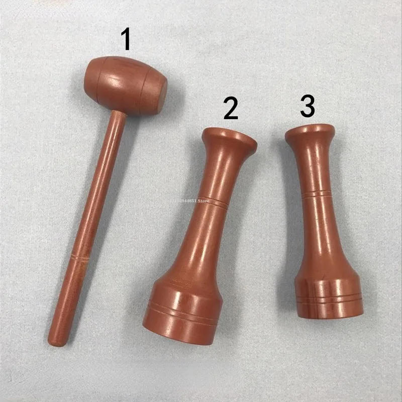 Description Picture 2 of itemCeramic Purple Clay Pot Making Special Craft Tools Top Post/Wood Hammer DIY Pottery Tea Spout Mouth Trimming Molding Accessories