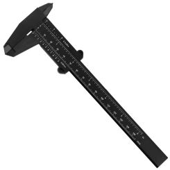 Measuring Tool Vernier Calipers Calipers Plastic Scale School Measure Tool Rule 0-150mm Depth Height Jewelry Measurement