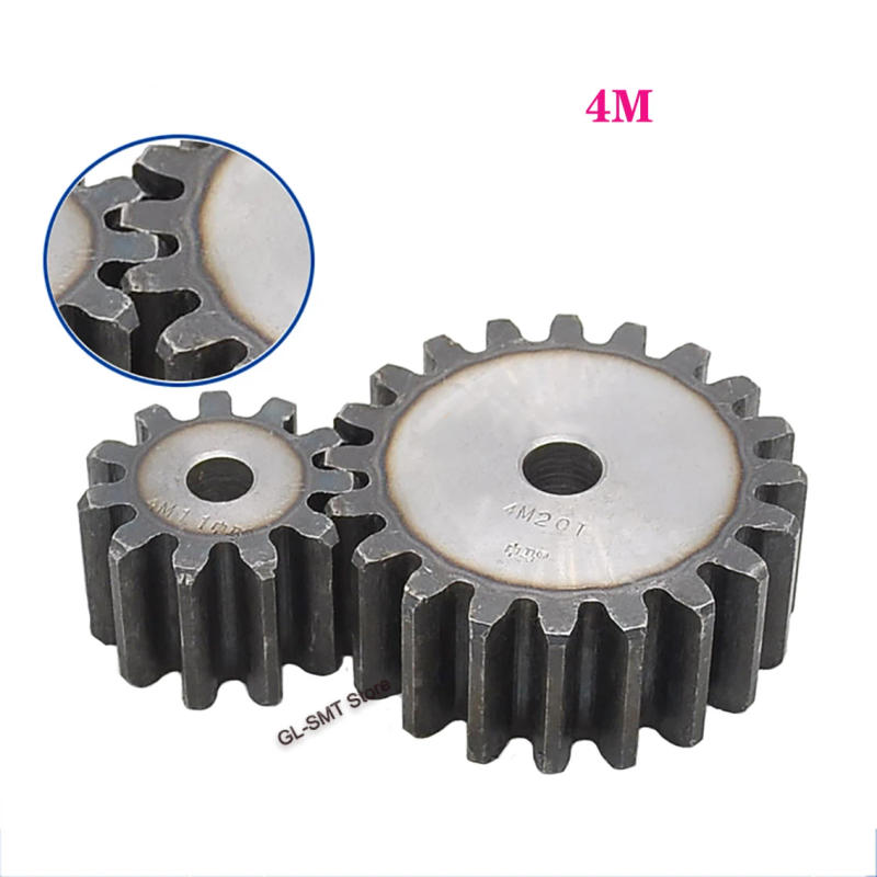 Description Picture 2 of item1Pcs Mod 4 Spur Gear 10-23 Tooth 45# Carbon Steel Thick 35mm Metal Mechanical Transmission Pinion Gear