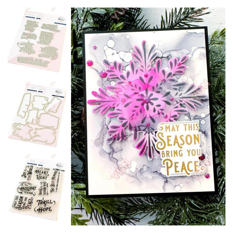 Description Picture 4 of itemHoliday Bicycle Metal Cutting Dies and Stamps Layering Stencils Set DIY Making Scrapbooking Crafts Greeting Card Decoration Mold