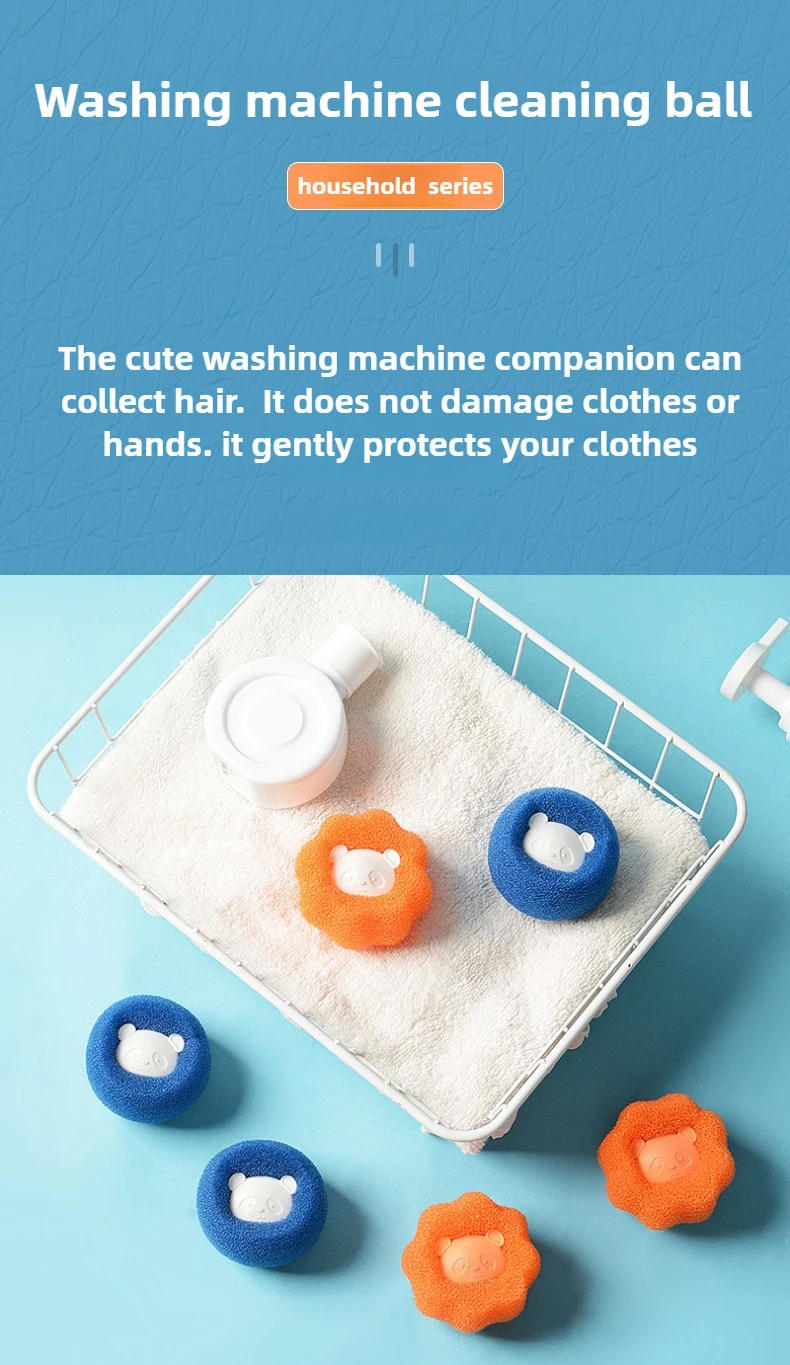 Description Picture 6 of itemFloat hair remover Magic Laundry Ball for Washing Machine Laundry clothes lint cleaning cat dog dirt Hair Remover for clothes